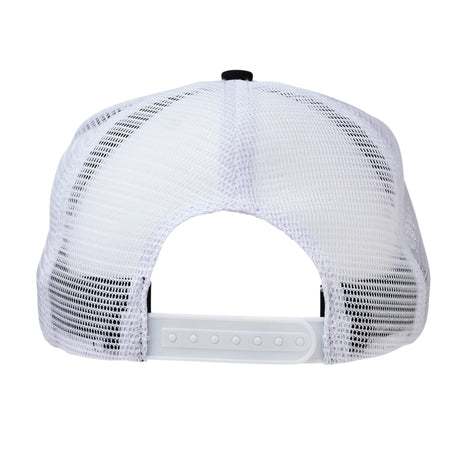 Santa Cruz Screaming Hand Front Mesh Trucker High Profile Men's Hat - Spider Navy/White