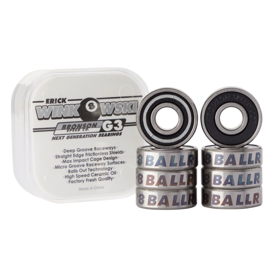 Bronson Pro G3 BOX/8 Skateboard Bearings