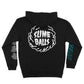 Slime Balls Mono Splat Pullover Hoodie Unisex Sweatshirt - Black