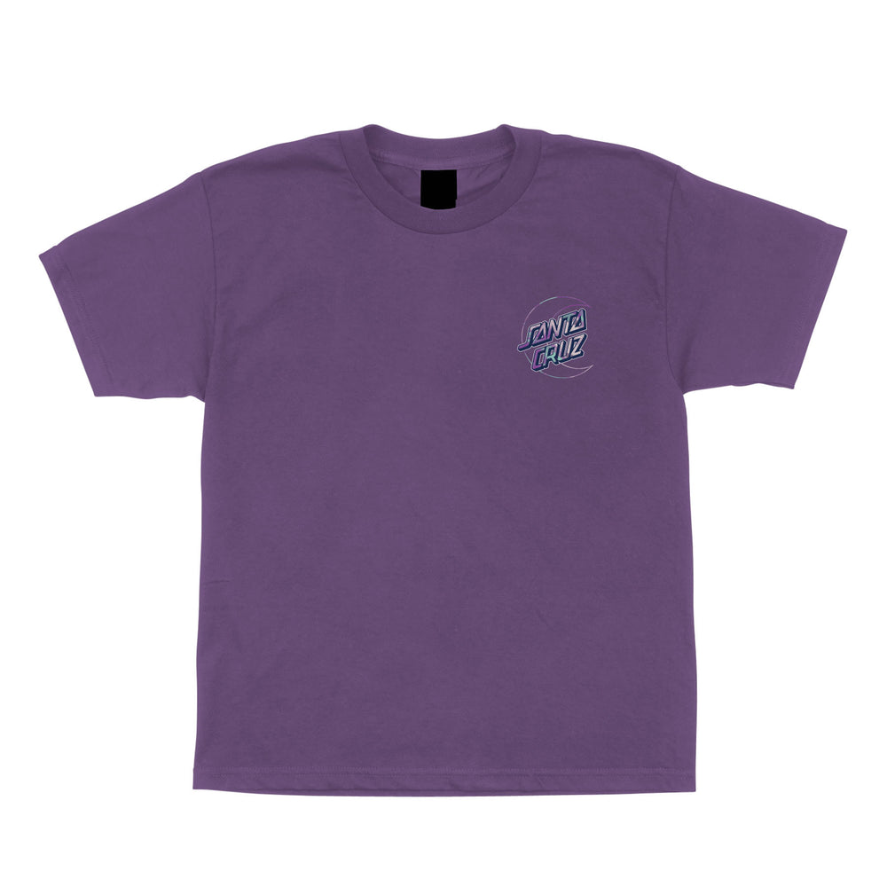 Santa Cruz Holo Moon Dot Girls T-Shirt - Vintage Purple