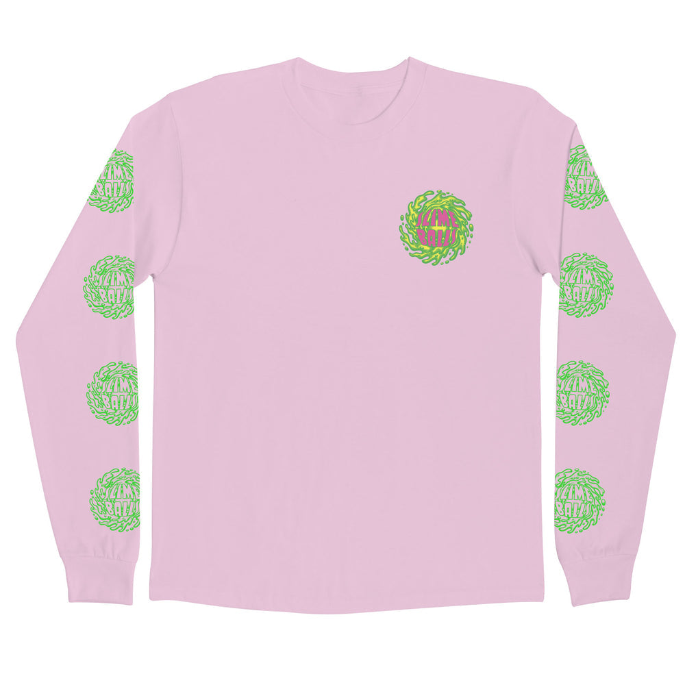 Slime Balls SB Logo Long Sleeve T-Shirt - Pink