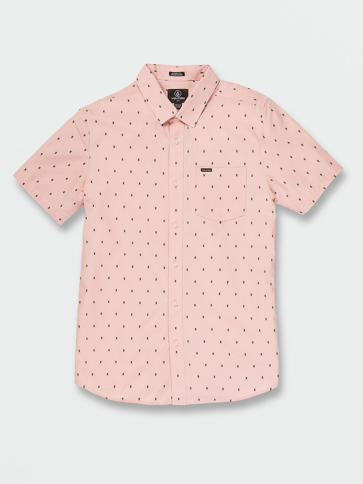 Volcom Janko Button Down Shirt - Misty Rose