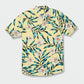 Volcom Tropical Hideout Short Sleeve Button Up T-Shirt - Glimmer Yellow