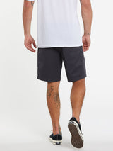 Volcom Frickin Elastic Waist Shorts - Charcoal