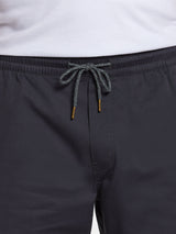 Volcom Frickin Elastic Waist Shorts - Charcoal