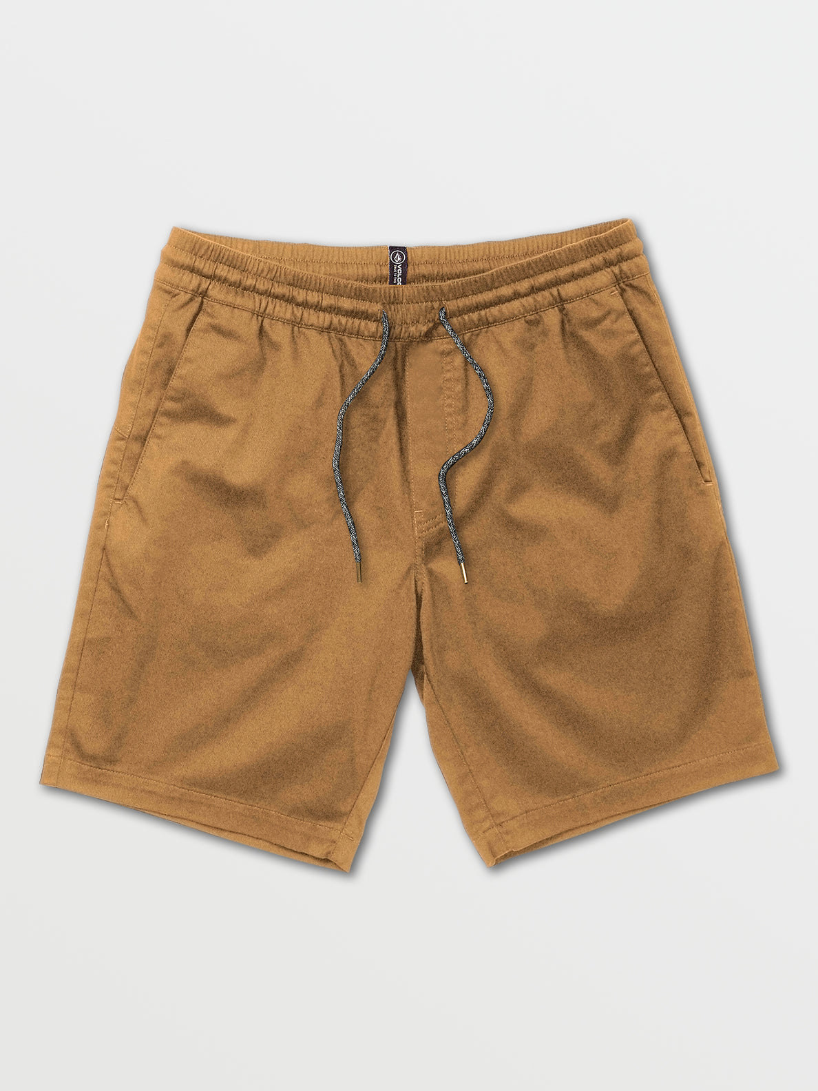 Polyester khaki shorts top