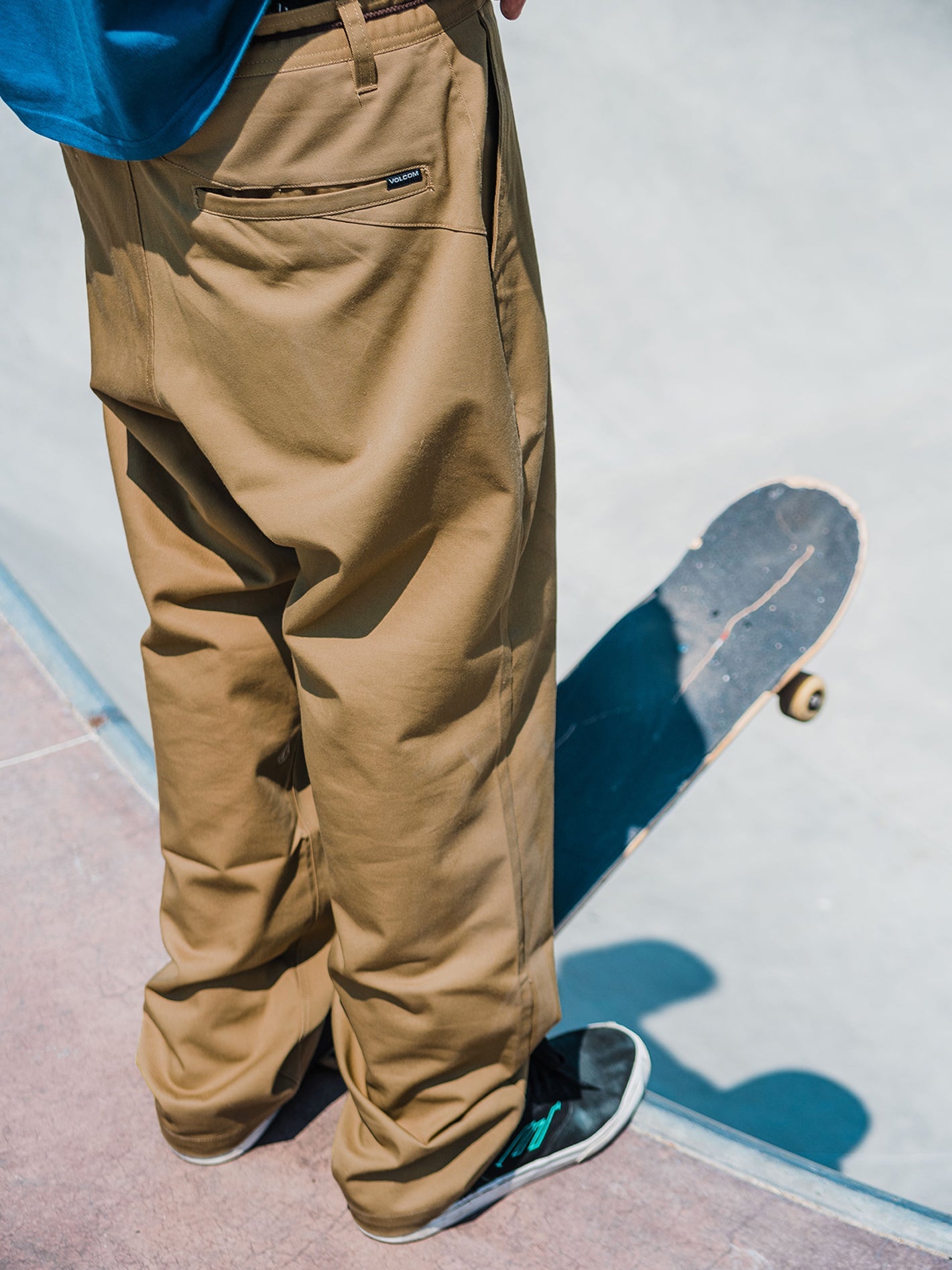 Volcom Frickin Skate Chino Pant - Dark Khaki