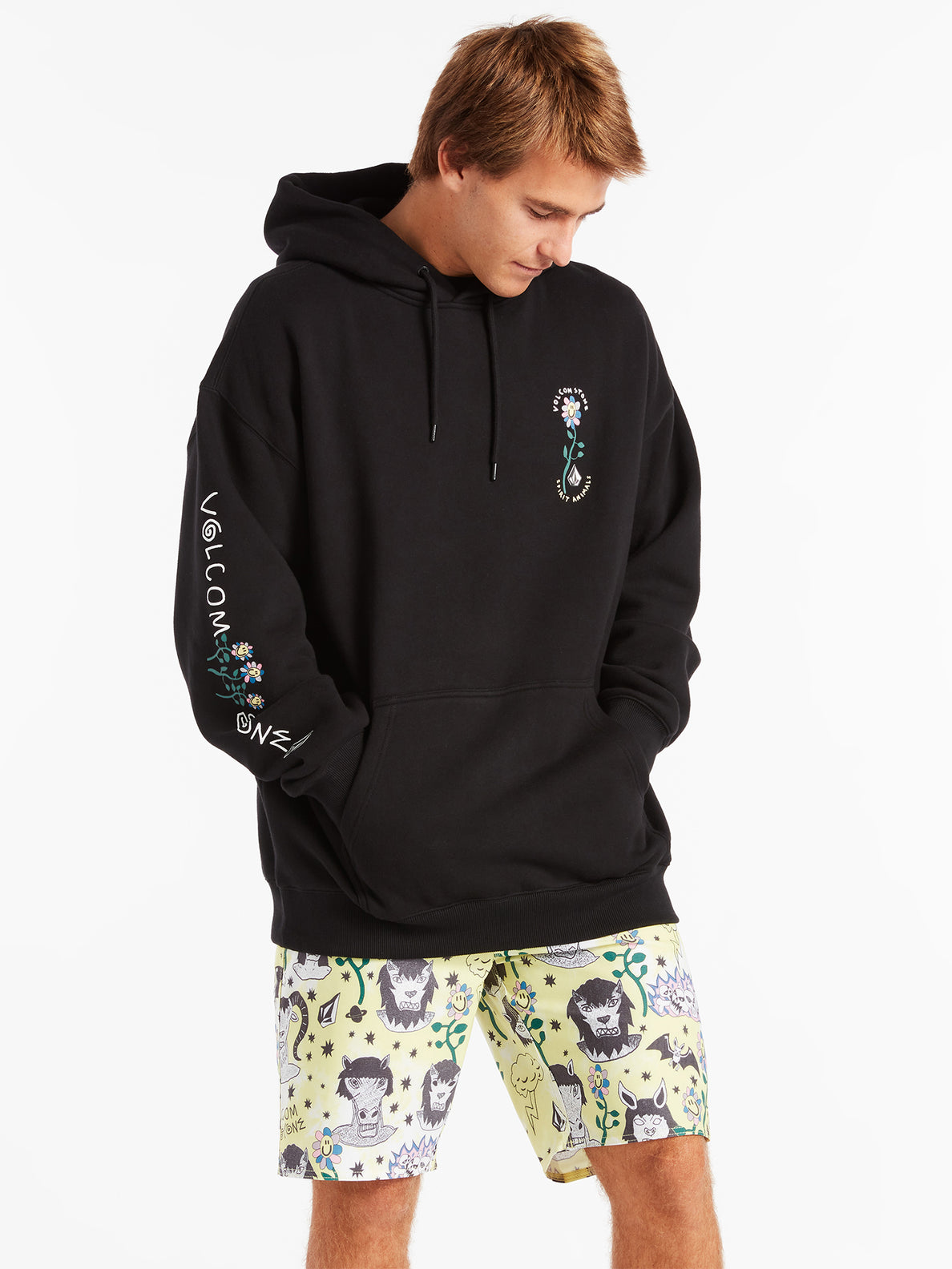 Volcom Men's Surf Vitals Ozzy Wrong Pullover Hoodie