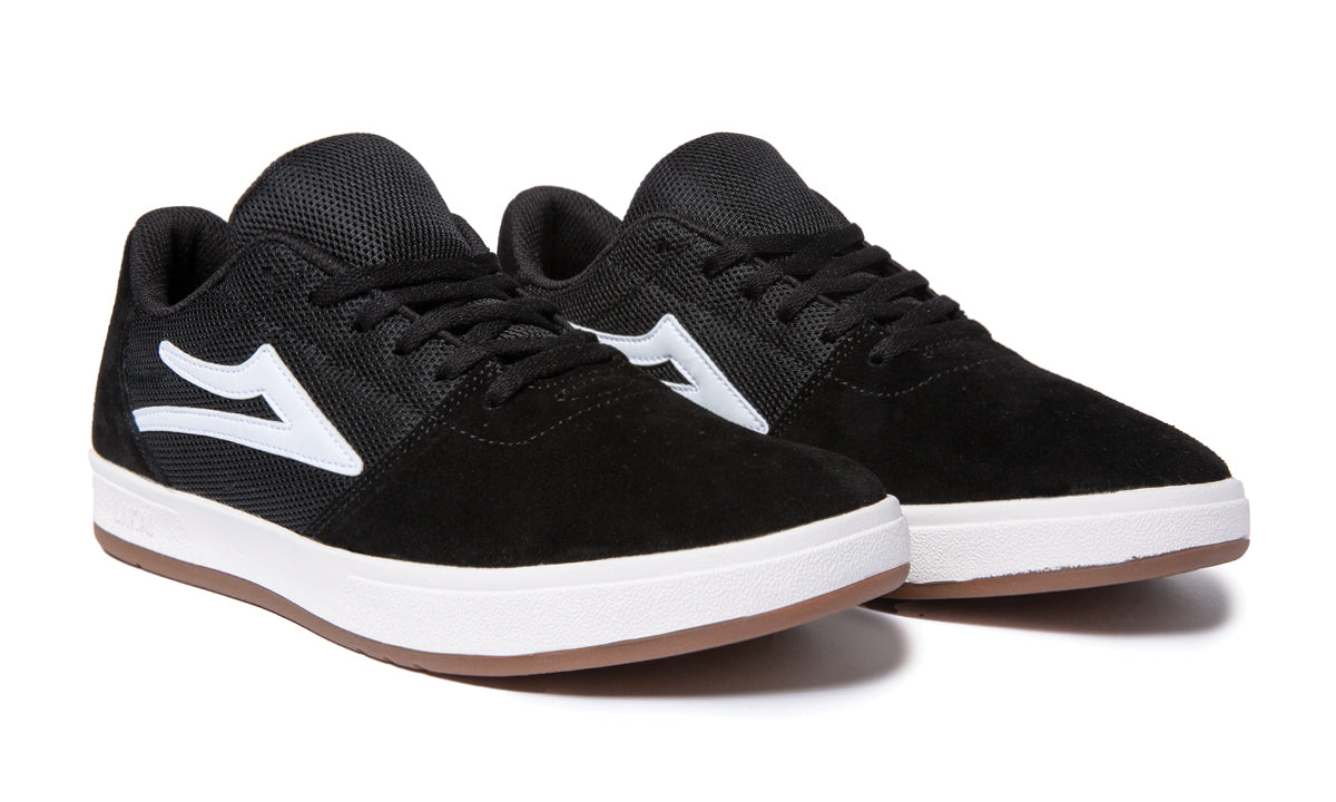 Lakai Brighton Skate Shoes - Black/Suede