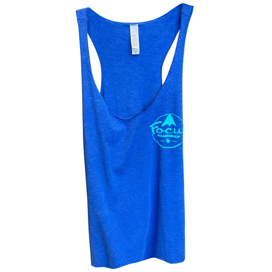 Focus Boardshop Snowboard Logo Women's Tank Blue - Medium