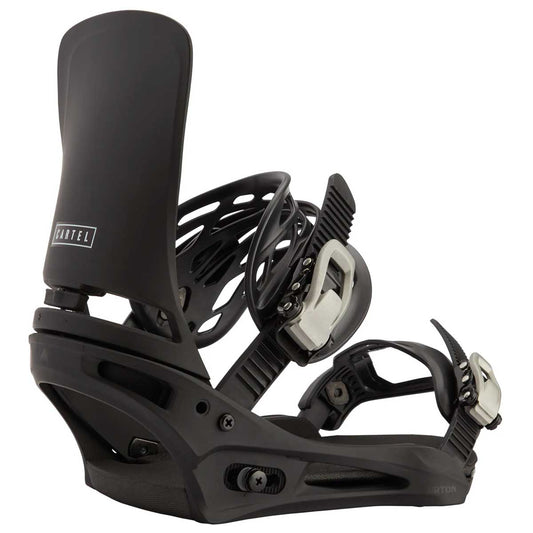 Burton Men's Cartel Re:Flex Snowboard Bindings 2024 - Black