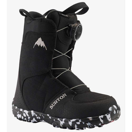 Burton Kids' Grom Boa Snowboard Boots - 2024 Black