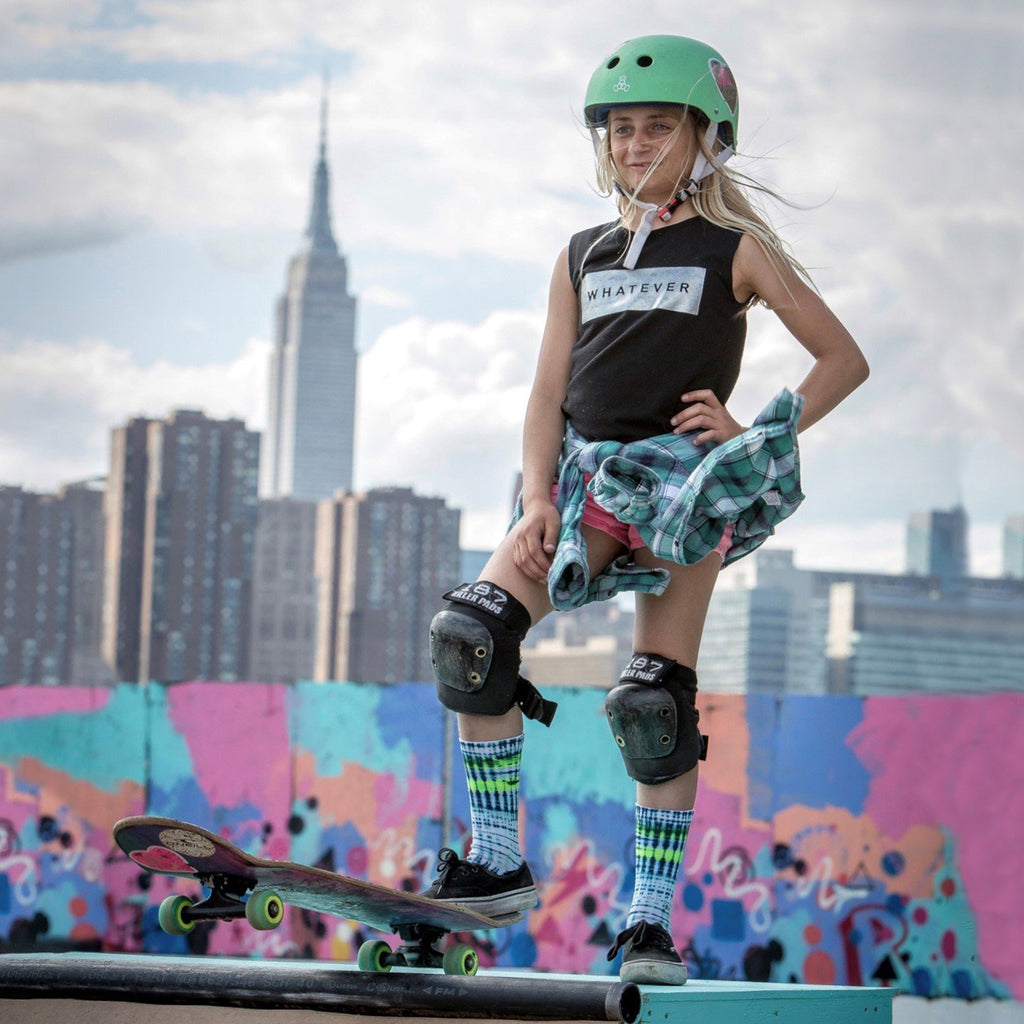 Triple 8 Certified Sweatsaver Skateboard Helmet - Mint Rubber
