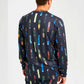 Burton Men's Midweight Base Layer Crew - History Of SB Black