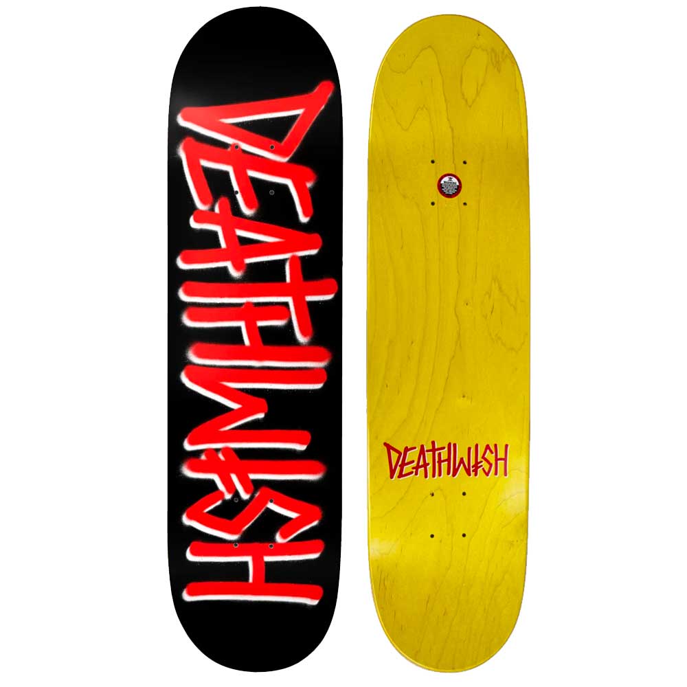 Deathwish Deathspray Red Skateboard Deck 8.25"