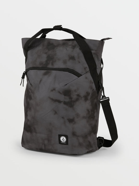 Volcom Day Trip Poly Backpack - Black/Charcoal