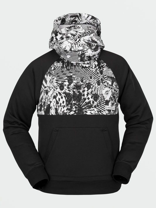 Volcom Mens Hydro Riding Hoodie - Black/White