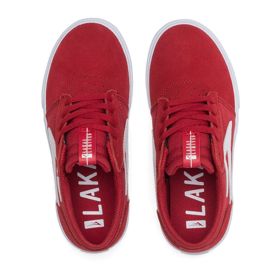 Lakai Griffin Kids Skate Shoes - Flame Suede