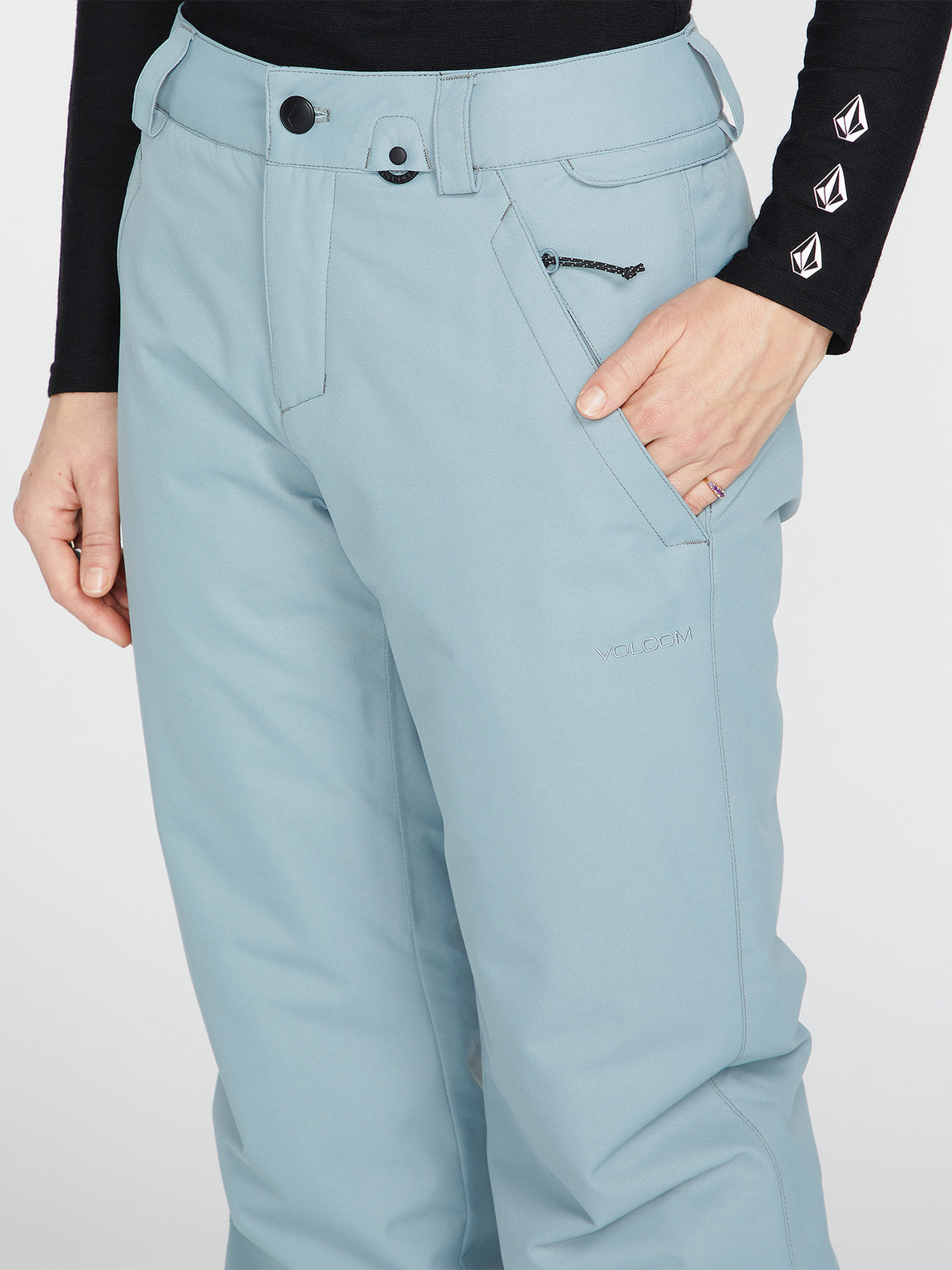 Volcom Womens Frochickie Insulated Snow Pants - Green Ash - XL