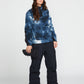 Volcom Women's Polar Fleece Pullover - Storm Tie-Dye