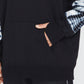 Volcom Women's Costus Pullover Fleece Hoodie - Black