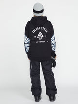 Volcom Women's Costus Pullover Fleece Hoodie - Black