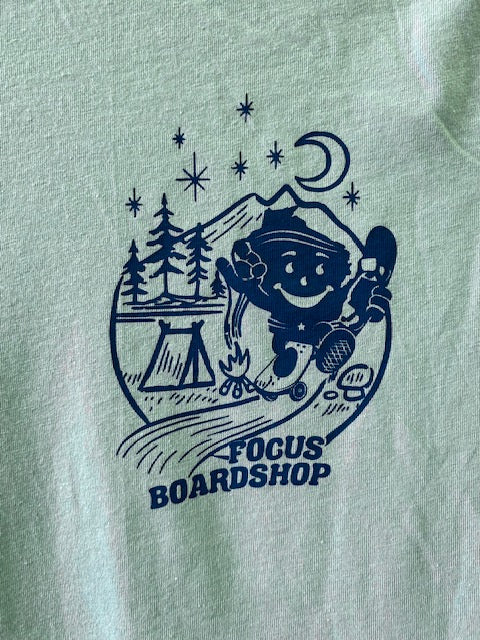 Focus Boardshop Wiscool Adventure T-Shirt - Heather Sea Green