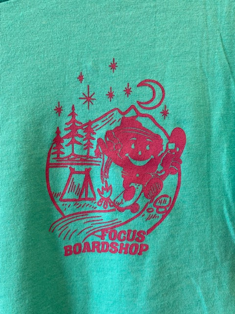 Focus Boardshop Wiscool Adventure T-Shirt - Turquoise