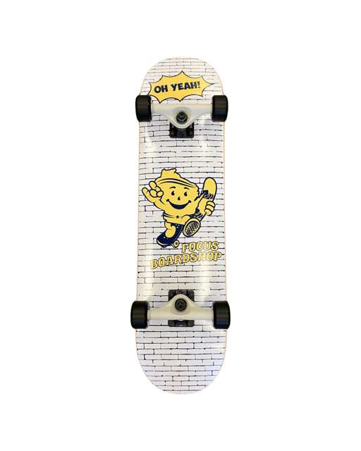 Focus Wiscool Tensor Complete Skateboard White/Yellow