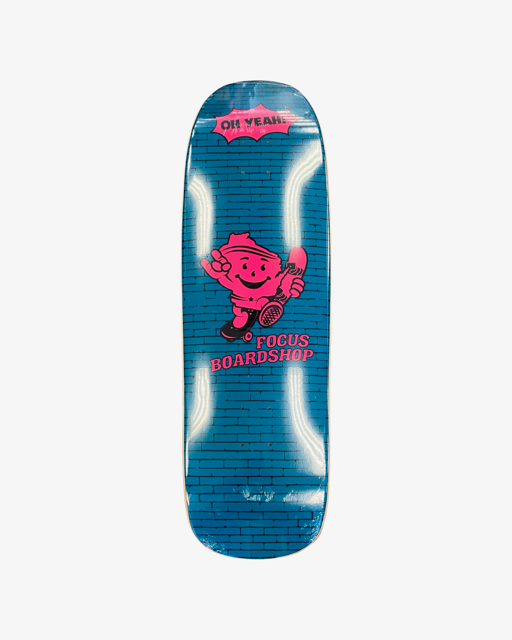 Focus Wiscool Cruiser Skateboard Deck 9.4" Blue/Pink