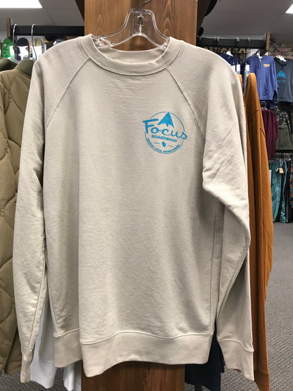 Focus Mtn Logo Crew Stone
