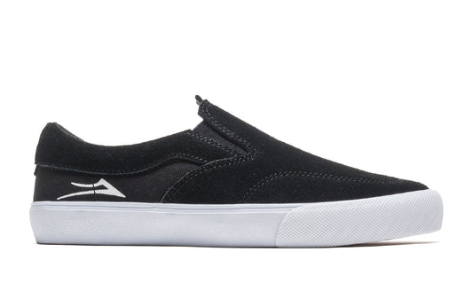 Lakai Owen Kids Skate Shoes - Black/Suede