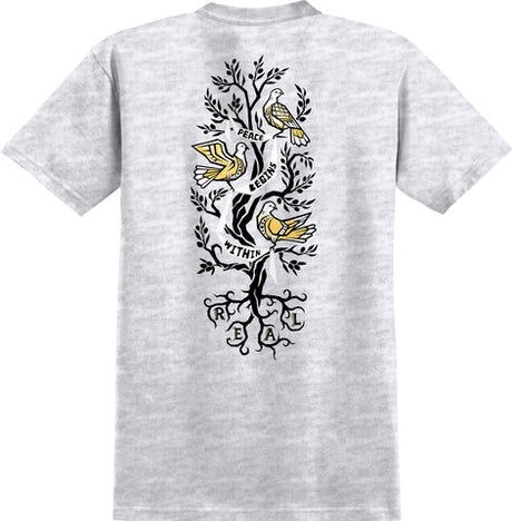 Real Skateboards Peace Tree Short Sleeve T-Shirt