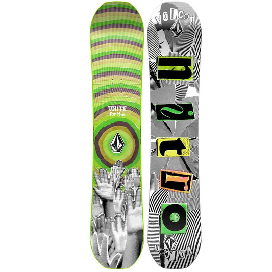 Nitro Ripper x Volcom Youth Snowboard & Nitro Charger/Mini Bindings 2023