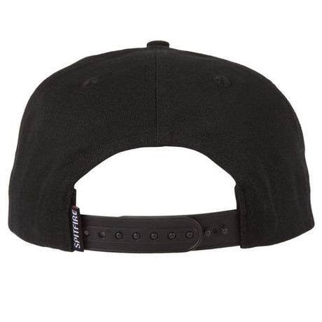 Spitfire Bighead Structured 5 Panel Hat - Black/Black