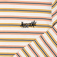 Welcome Palmer Stripe Yarn-Dyed Longsleeve Knit T-Shirt - Bone
