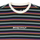 Welcome Surf Stripe Yarn-Dyed Knit T-Shirt - Forest