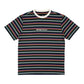 Welcome Surf Stripe Yarn-Dyed Knit T-Shirt - Forest