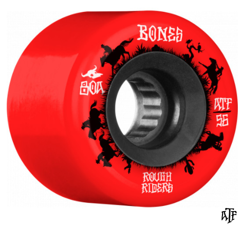 Bones ATF Rough Riders Wheels 56mm Red