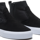 Lakai Riley Mid Skate Shoes - Black/Suede