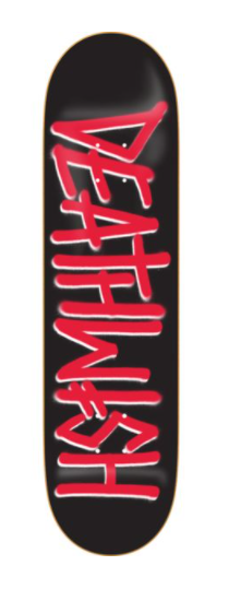 Deathwish Deathspray Red Skateboard Deck 8.25"