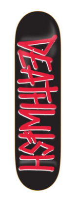 Deathwish Deathspray Red Skateboard Deck 8.25"