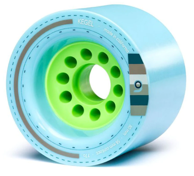 Orangatang Kegel Longboard Wheels 80mm 77a Blue