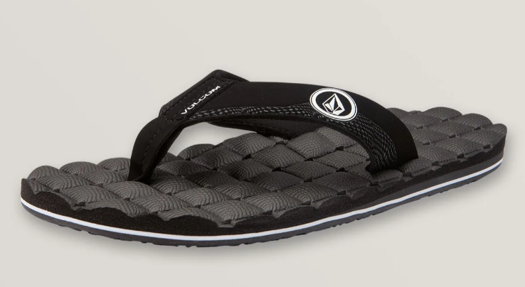 Volcom recliner flip flops mens cheap