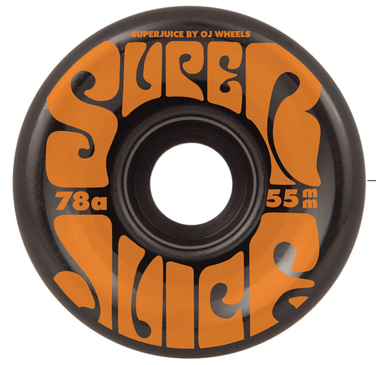 OJ Mini Super Juice Black 78a 55mm Skateboard Wheels