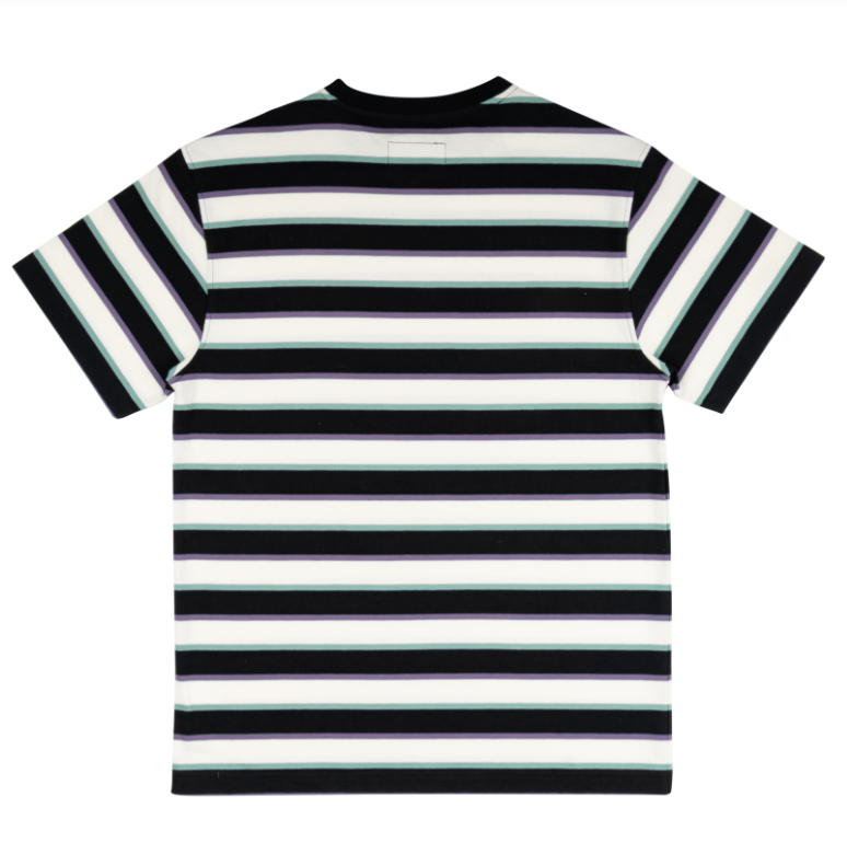 Welcome Cooper Stripe Knit T-Shirt - Bone
