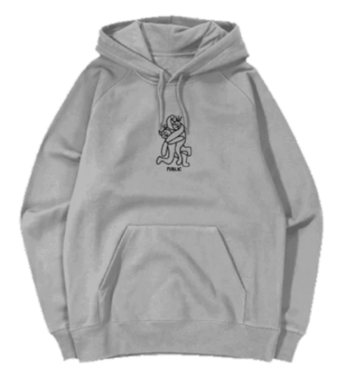 Public Friends Hoodie - Grey