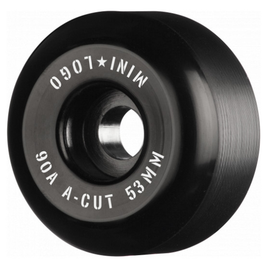 Mini Logo Hybrid A-Cut Wheels 52mm Black