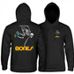 Powell Peralta Sk8Board Skeleton Hooded Sweatshirt - Black