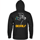 Powell Peralta Sk8Board Skeleton Hooded Sweatshirt - Black
